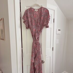 Floral Silk Dress